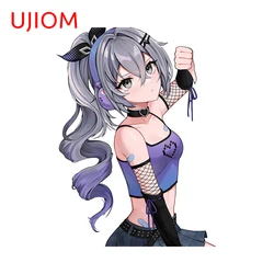 UJIOM 13cm X 9.6cm Silver Wolf Honkai Star Rail Charater Wall Stickers Personality Graffiti Decal Avant-garde 3D Sticker Laptop