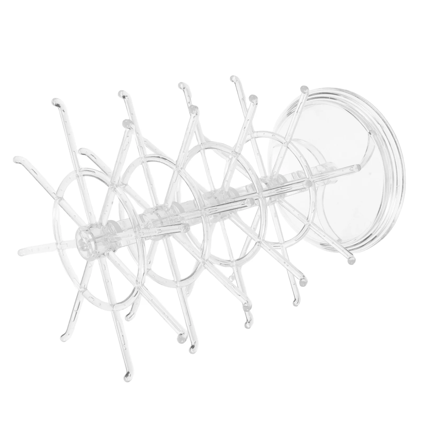 

Jewelry Storage Rack Earrings Holder Rotating Necklace Stand Hanging Organizer Hair Accessories 360Degree Girls Decorative