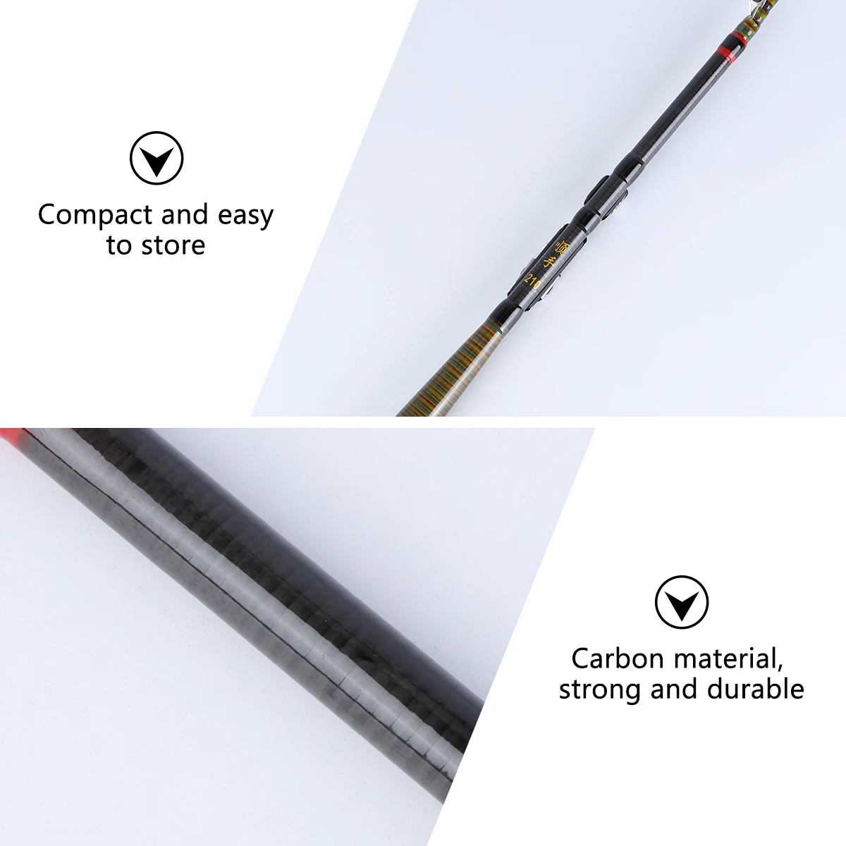 

Ultra Short Circuit Rod Sea Pole Fishing Easy to Clean Retractable Affordable Professional
