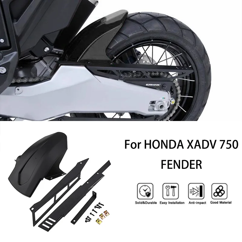 MTKRACING for HONDA XADV 750 2017-2024 chain cover mudguard rear soil removal wheel mudguard