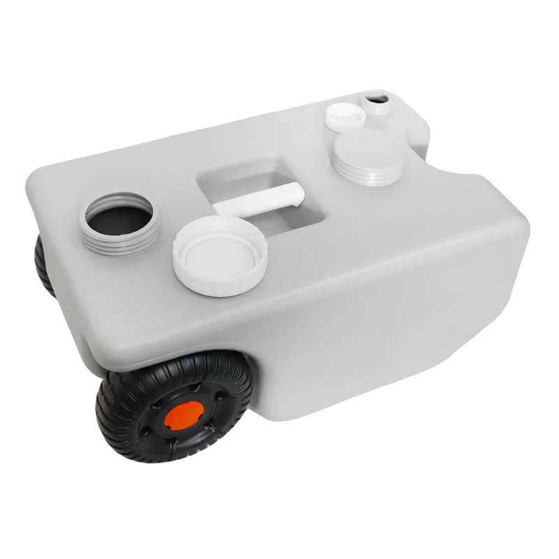 25L خزان المياه المحمولة RV مع عجلات استنزاف سريع وملء مقبض قابل للطي للتخييم قافلة مقطورة التسليم المحلي السريع #6