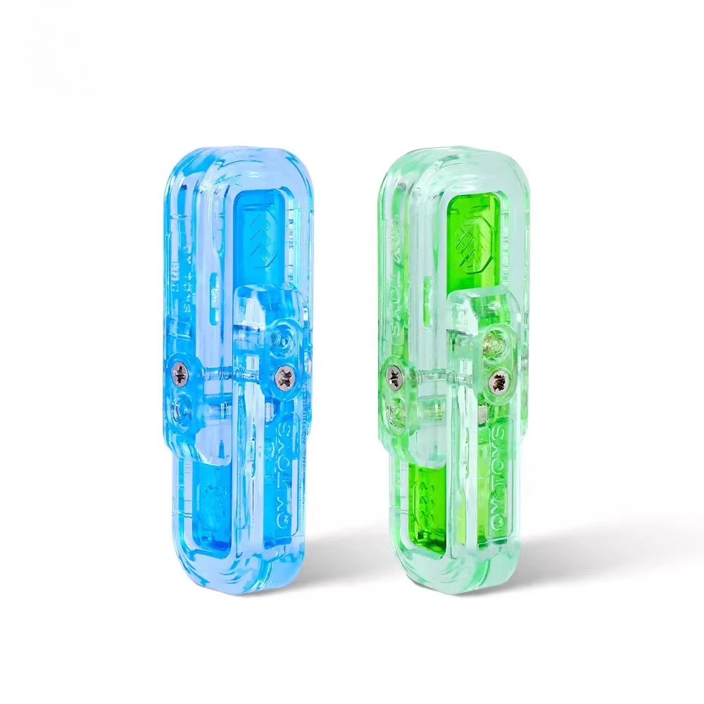 QYEDC مادة الكمبيوتر الجديدة ذات الدفع المزدوج الميكانيكية على شكل بيضة لعبة تململ مغناطيسية لتخفيف التوتر