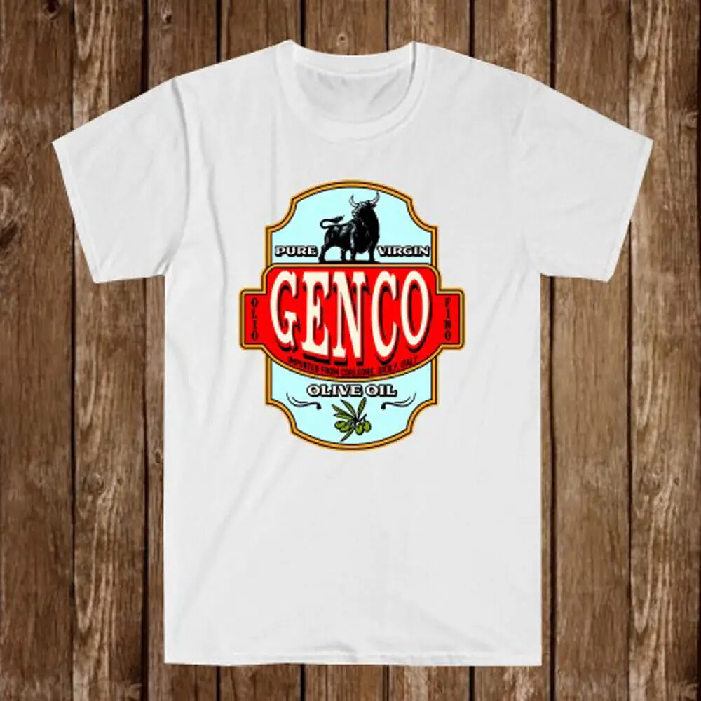 Genco Olive Oil Men's White T Shirt Size S 5XL