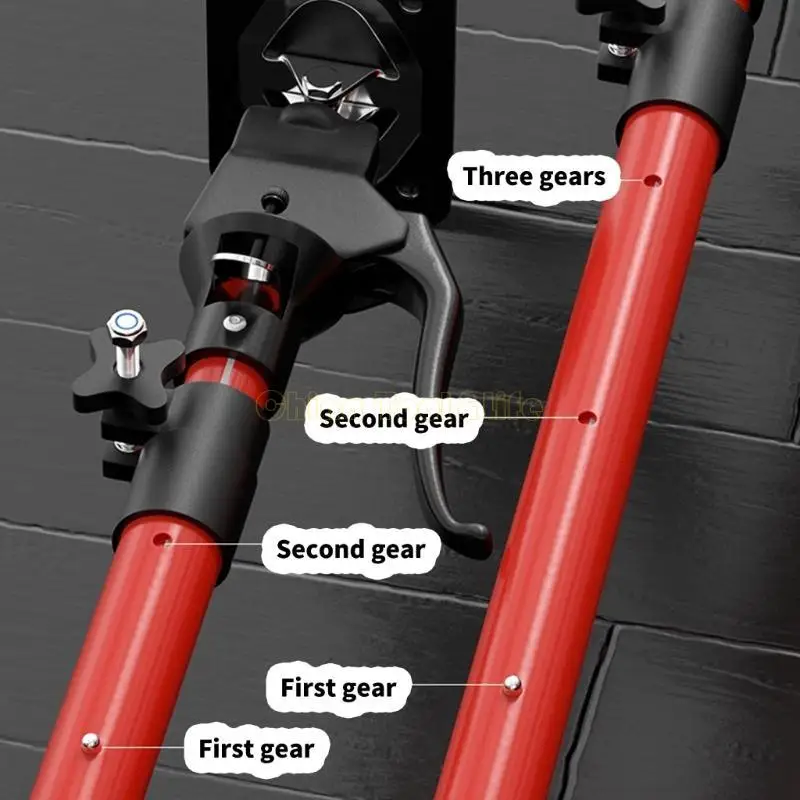 57QF Tủ tay nâng tay công cụ thứ Telescopic hỗ trợ thanh que công cụ lắp đặt nhà