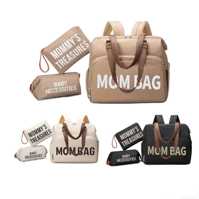 printe-mom‘s-bag-hospital-bag-for-labor-and-delivery-large-mom's-diaper-tote-waterproof-baby-handbag-with-2-organizer-pouches