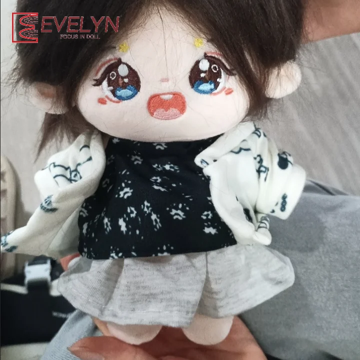 Evelyn – vêtements de poupée pour idole de 20cm, accessoires de tenue, jupe de Style décontracté, hauts pour poupées Super Star, jouets, cadeau