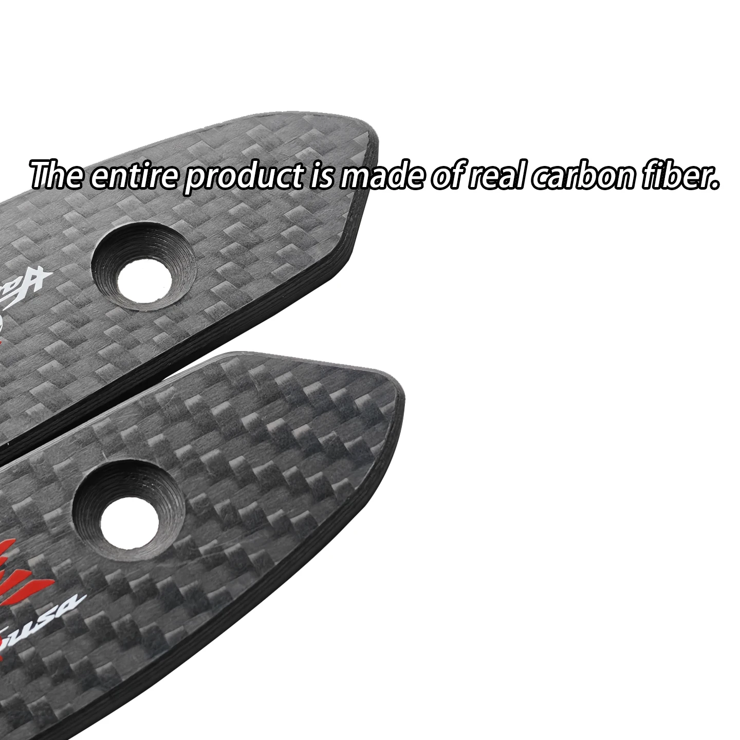 For Suzuki Hayabusa GSXR1300 2021-2026 Motorcycle Accessories Carbon Fiber Rearview Mirror Base Cover Decorative Rearview Mirror view 5