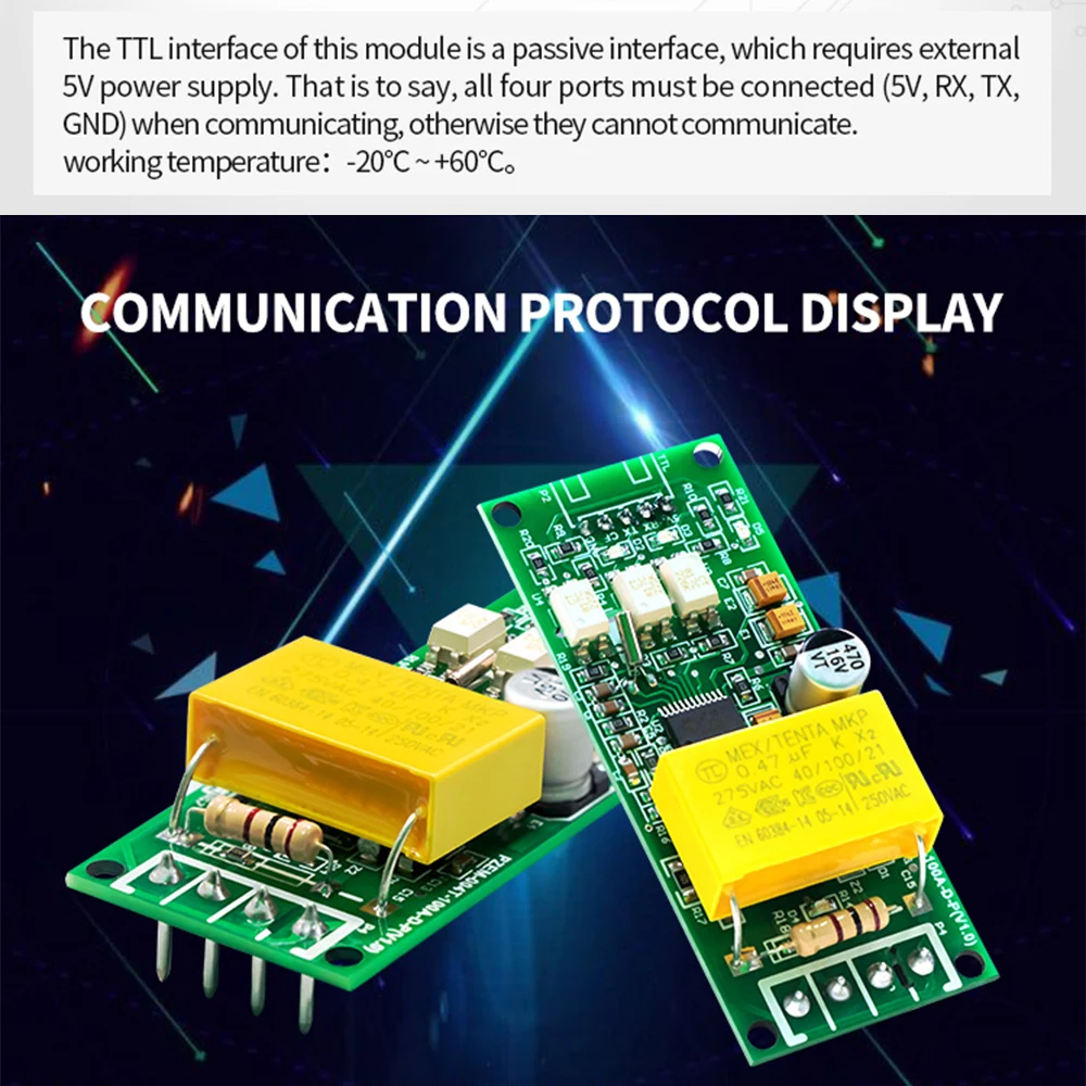 AC Digital Multifunction Meter Watt Power Volt Amp TTL Current Test Module PZEM-004T 0-100A 80-260V for Arduino