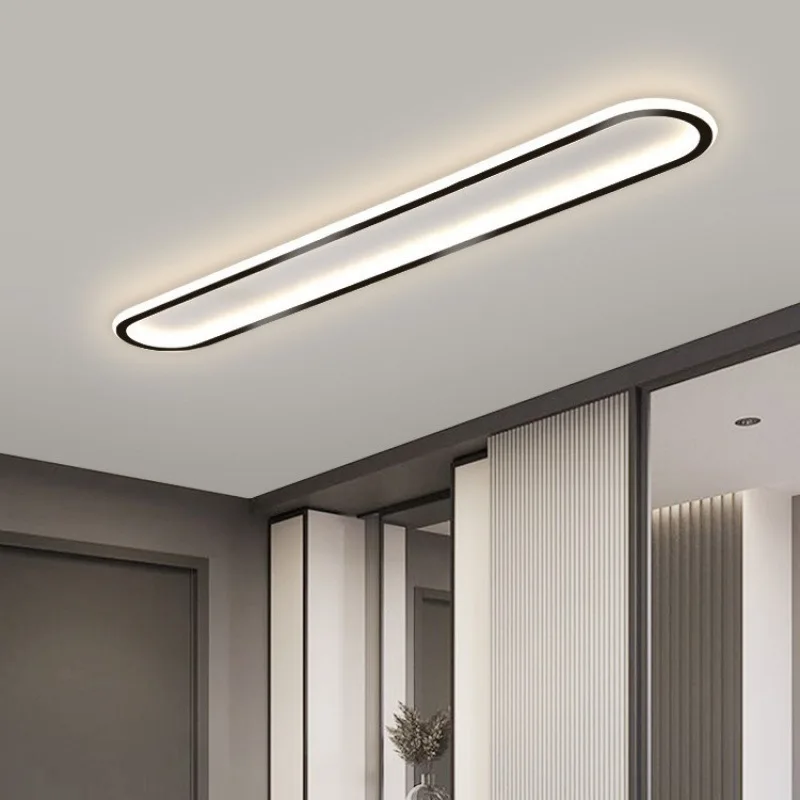 

Nordic Entrance Hall Corridor Aisle Light Led Ceiling Lamp Modern Simple Strip Entry Entrance Balcony Creative Lighting Fixtures