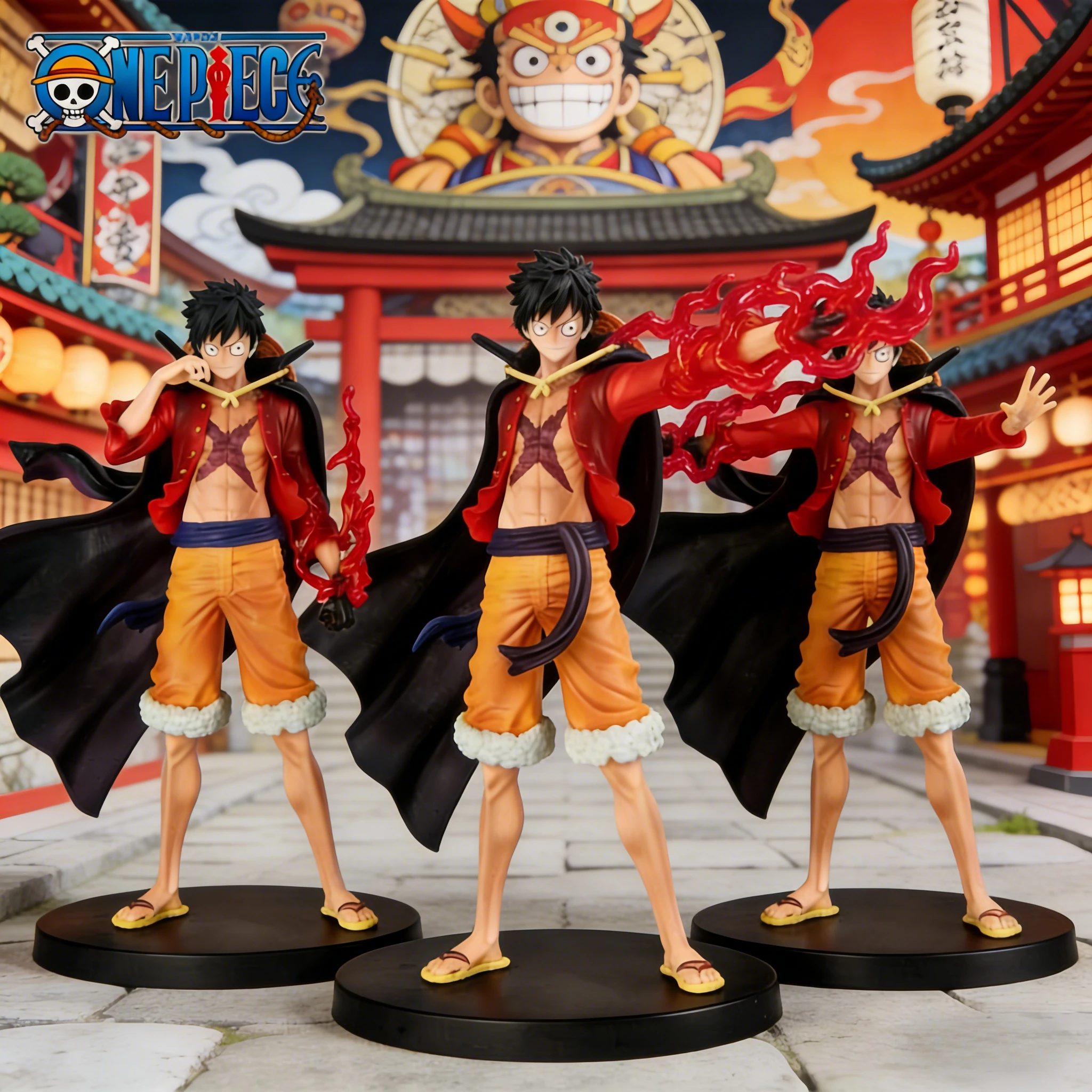 17cm PVC One Piece Luffy Sun God Nika Anime Doll Monkey D Action Doll Luffy Doll Model Doll Series Toy Gift Children