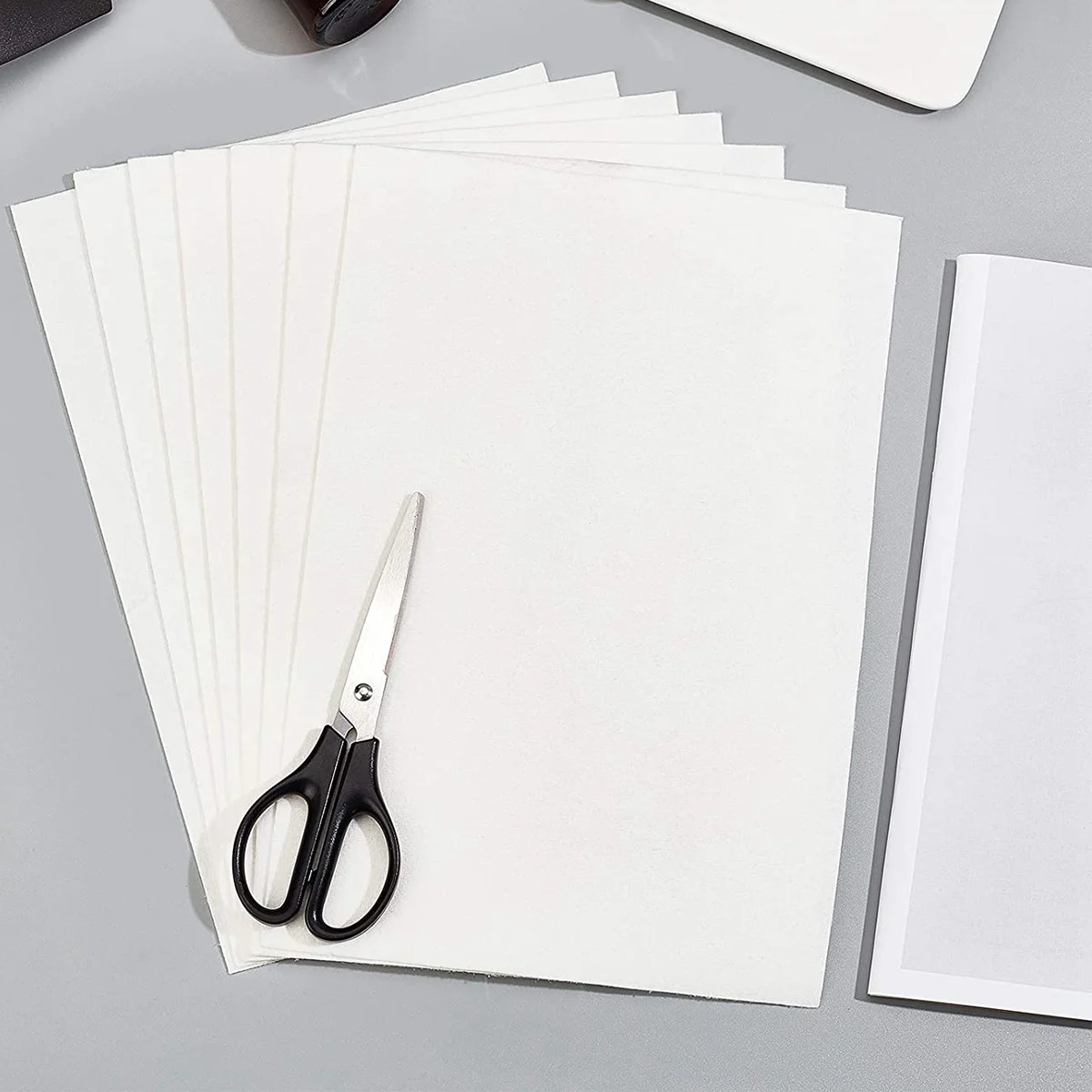 A60F-20Pcs 11.6X8.2 Inch  Fiber Rectangle Paper White Microwave Kiln Paper For DIY Fusing Glass Jewelry