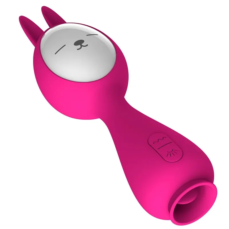 NEW Cute Rabbit Ear Clitoris G-spot Vibrator 10-Speeds Soft Nipple Sucker Clitoris Stimulator Masturbator Sex Toys For Women