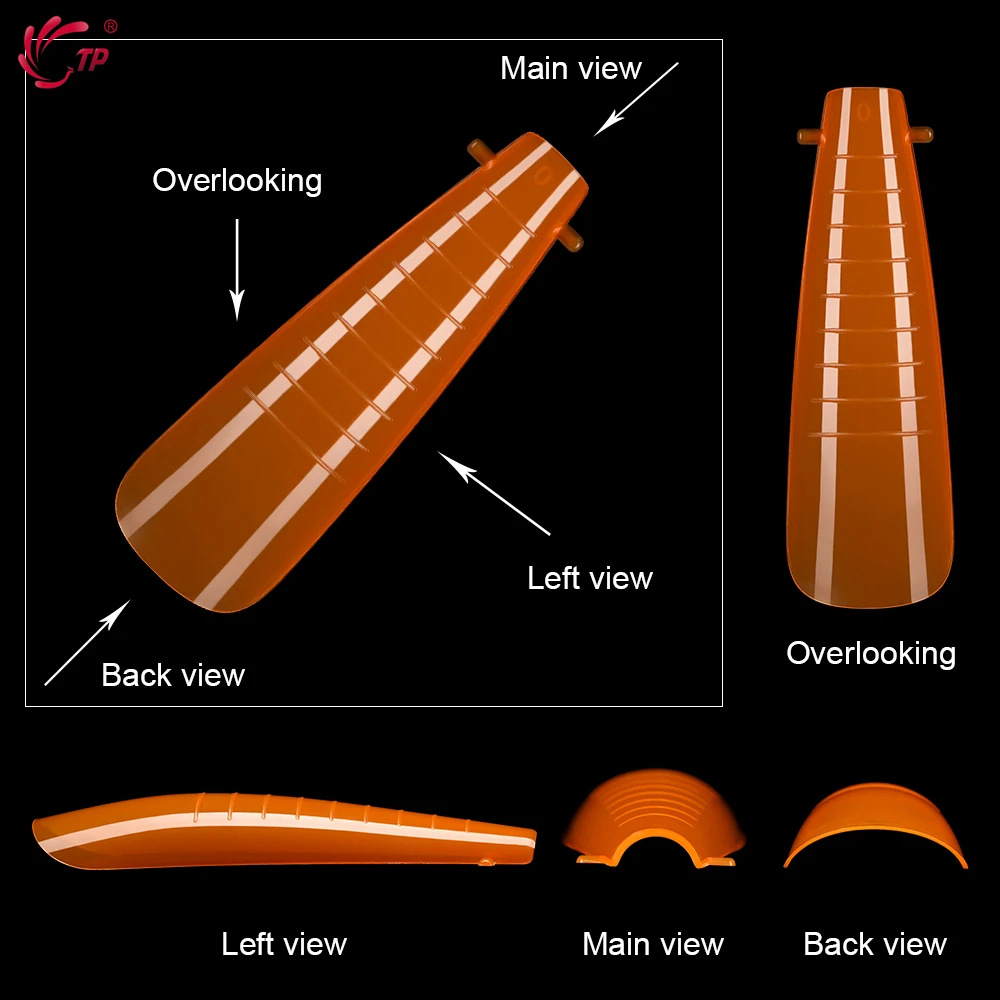 TP Colorful Dual Nail Form 292pcs Full Cover Poly Nail Gel Quick Building Mold Set Acrylic Nail Tips Top Extension Manicure Tool