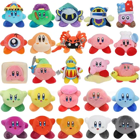25 stilar Kawaii Star Kirby Grå Kirby Ghost Kirby Rosa Blå Grön Röd Plyschleksak Söt Star Kirby Hjärtdocka Barnfödelsedagspresent 10 best sales Yoshi-leksak - №1