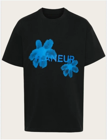 

Flaneur Homme Floral Graphic Brand Pattern Printed T-shirts Summer Luxury Brand High Quality 100%Cotton Men 'and Women' T-shirts