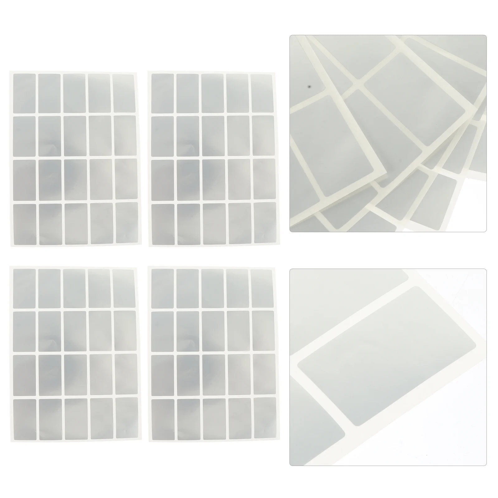 

100Pcs Self-Adhesive Waterproof Marking Sticker Classification Label Pads for Home Office School Long-Lasting Handwritten Note