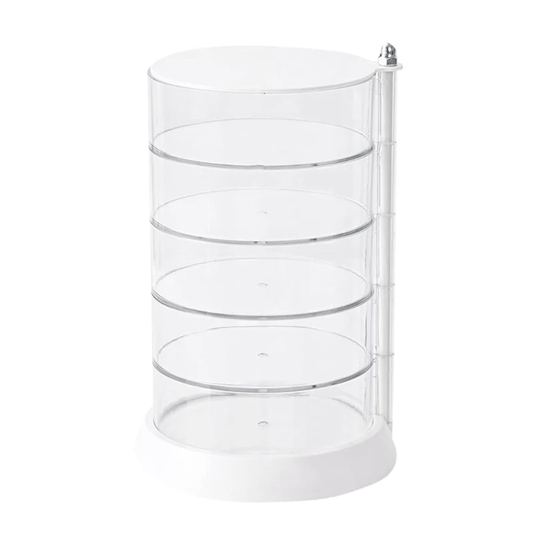 

360° Rotating Hair Accessories Organizer, Bathroom Container For Headband, Bows, Hair Tie, Hair Tools, Scrunchie