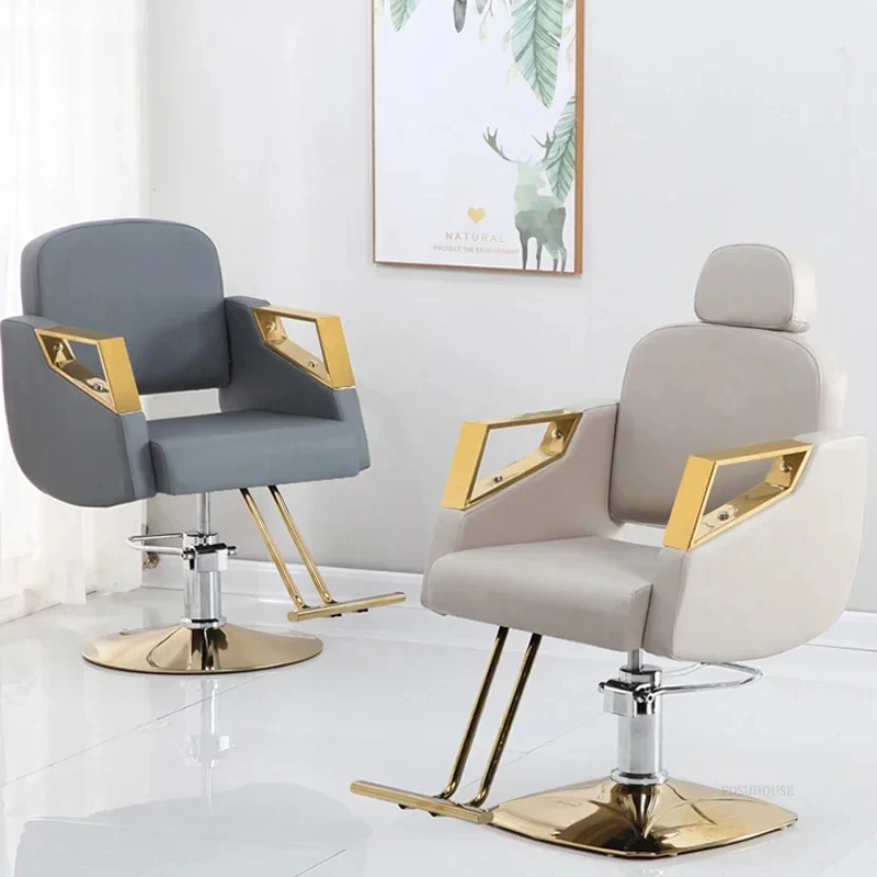 

Modern Barber Shop Professional Hairdressing Chair For Comfortable Backrest Armchair Salon Furniture Lifting Barber Chair