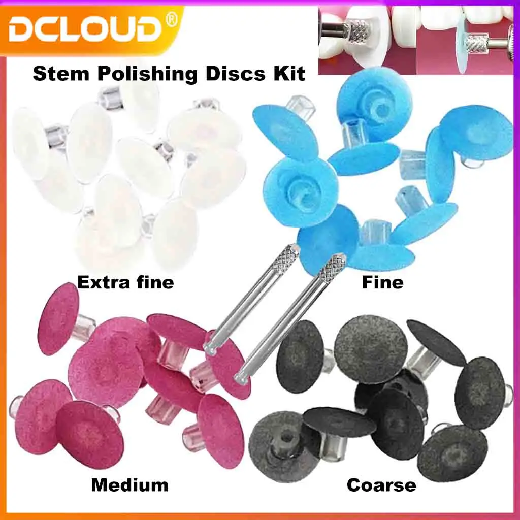 

Dental Finishing Polishing Disc Composite Resin Separating Polishing Mandrel Discs with Mandrel Dentist Resin Filling Materials