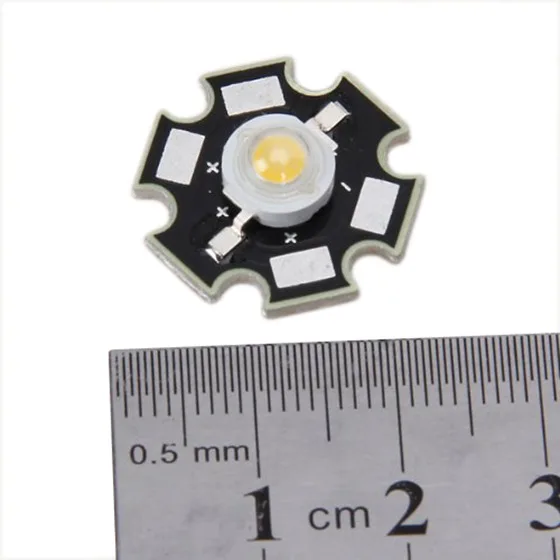 Ampoule LED étoile haute puissance, 3W, blanc