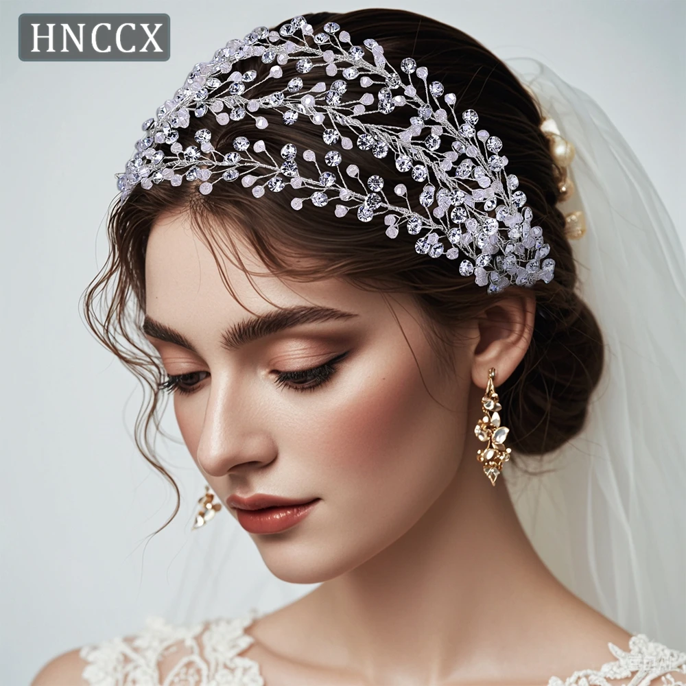 

YouLaPan Fashionable Bridal Wedding Rhinestone Headbands Handmade Elegant Women's Banquet Dance Party Hair Accessories HP589