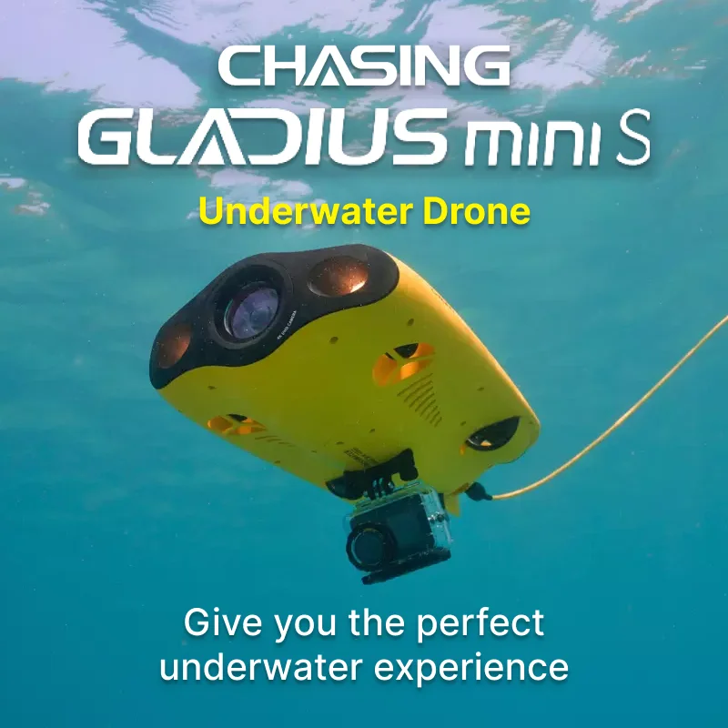 

GLADIUS MINIS Underwater Camera | Underwater Drone, Visual Submarine, Remote Control, Fish Hunting, Live Streaming