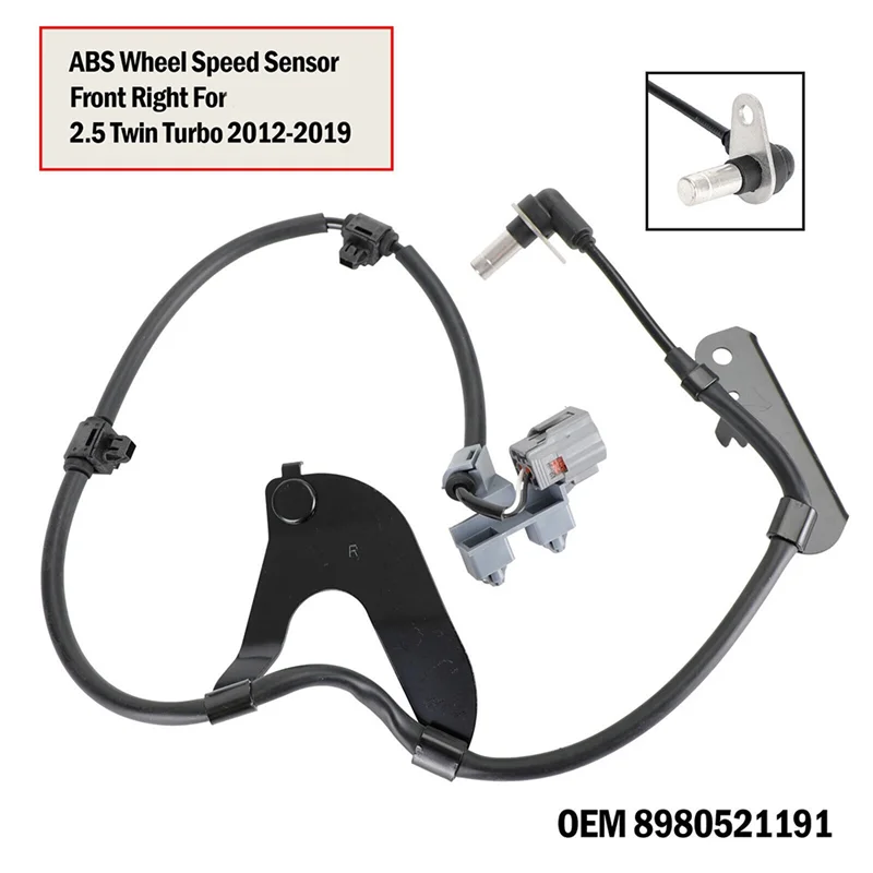 الجبهة اليمنى عجلة ABS الاستشعار كابل ABS الاستشعار سيارة ABS الاستشعار صالح ل ايسوزو Dmax D-Max Mux 8980521191-AU62