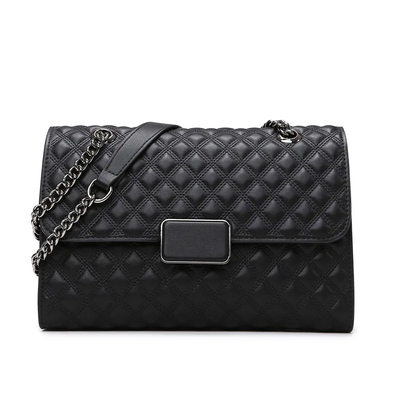

2025 light luxury sense shoulder bag ladies chain small square bag versatile large capacity commuting crossbody bags