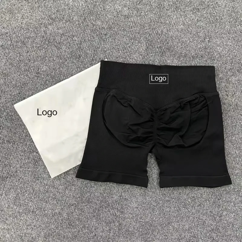 

2025 Summer New Shock Yoga Shorts Seamless Workout Fitness Shorts Women's High Elasticity