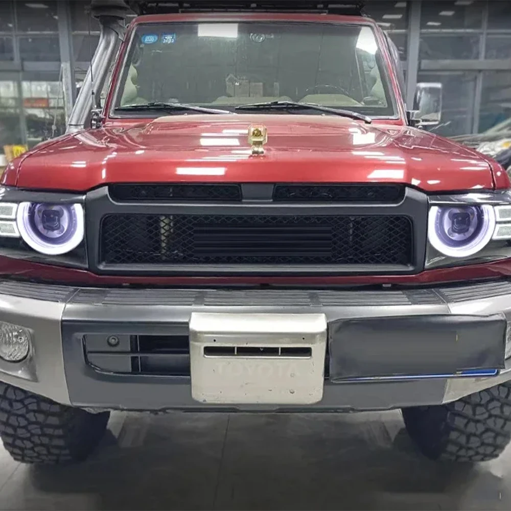 

Для Toyota Land Cruiser LC71 LC76 LC78 LC79 2006-2023 автомобильные фары в сборе, обновленный стиль, светодиодный объектив проектора, аксессуары