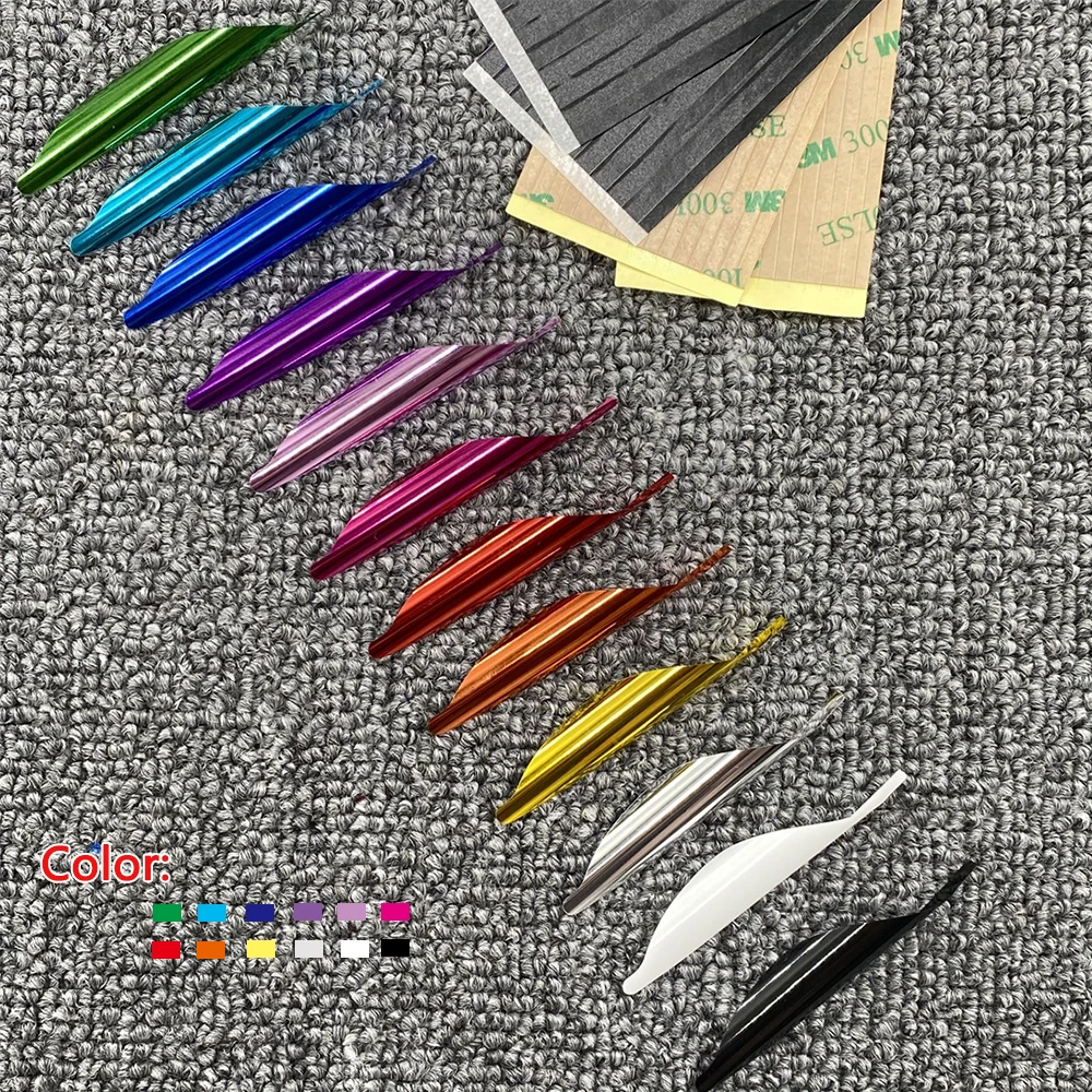 50pcs Archery Spiral Feather 1.8inch Spin Vanes With Tape Arrow Feathers Rotary Fletches Right/Left Wing DIY Arrow Accessories