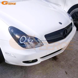 Excellent Ultra Bright COB Led Angel Eyes Kit Halo Rings Day Light For MERCEDES BENZ CLS W219 C219 2004-2010