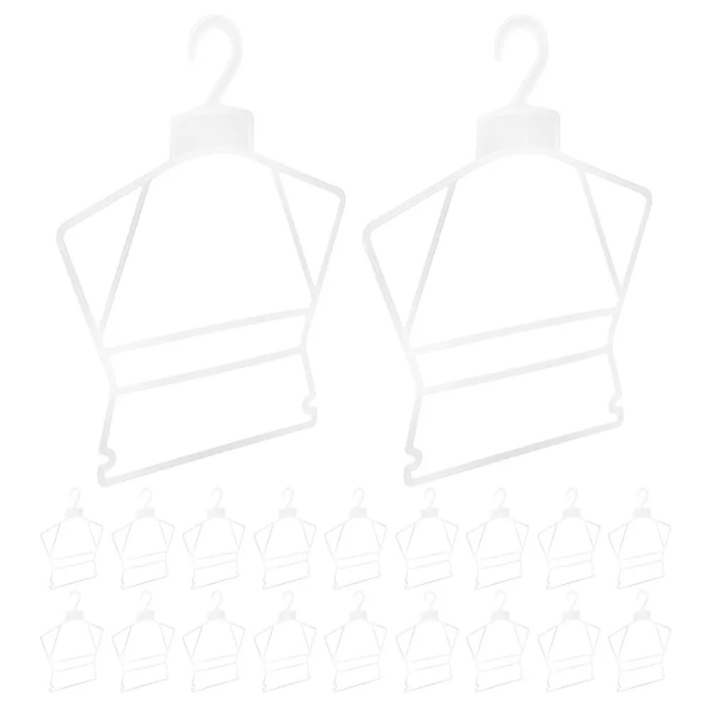

20pcs Baby Clothes Hangers Plastic Infant Toddler Kids Hanger Closet Nursery Storage Display Lightweight Anti Deformation