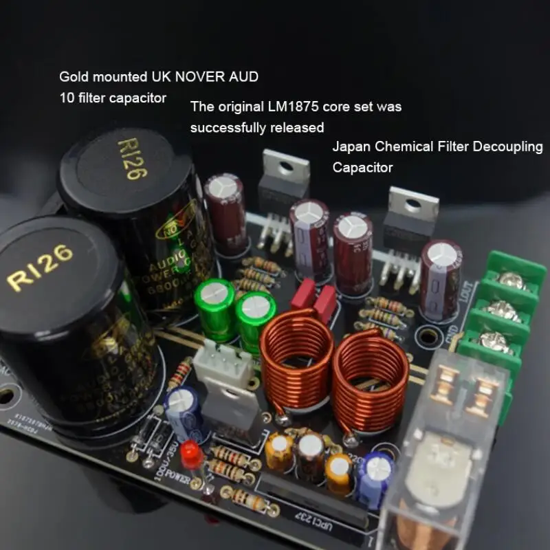 DLHiFi CG Version LM1875 Amplifier Board Kit Lower Distortion and More Resistant to Hearing Version