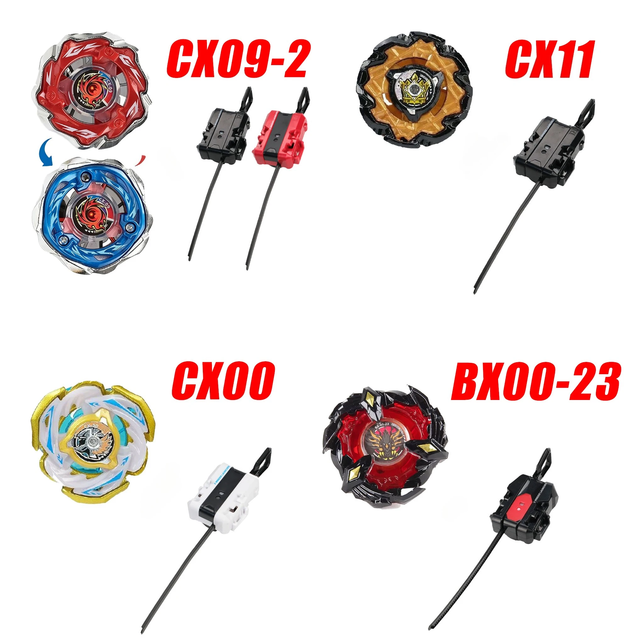 Beyx Burst Gyro Launcher Accessories CX11 CX00 CX09-1PCS BX00-23for BX Series Kids Toys Birthday Gift