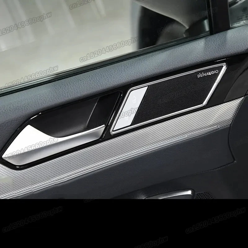 Car Door Lock Button Sticker Cover Panel for Volkswagen Vw Passat B8 2017 2018 2019 2020 2021 2022 2023 2024 2025 Arteon Cc