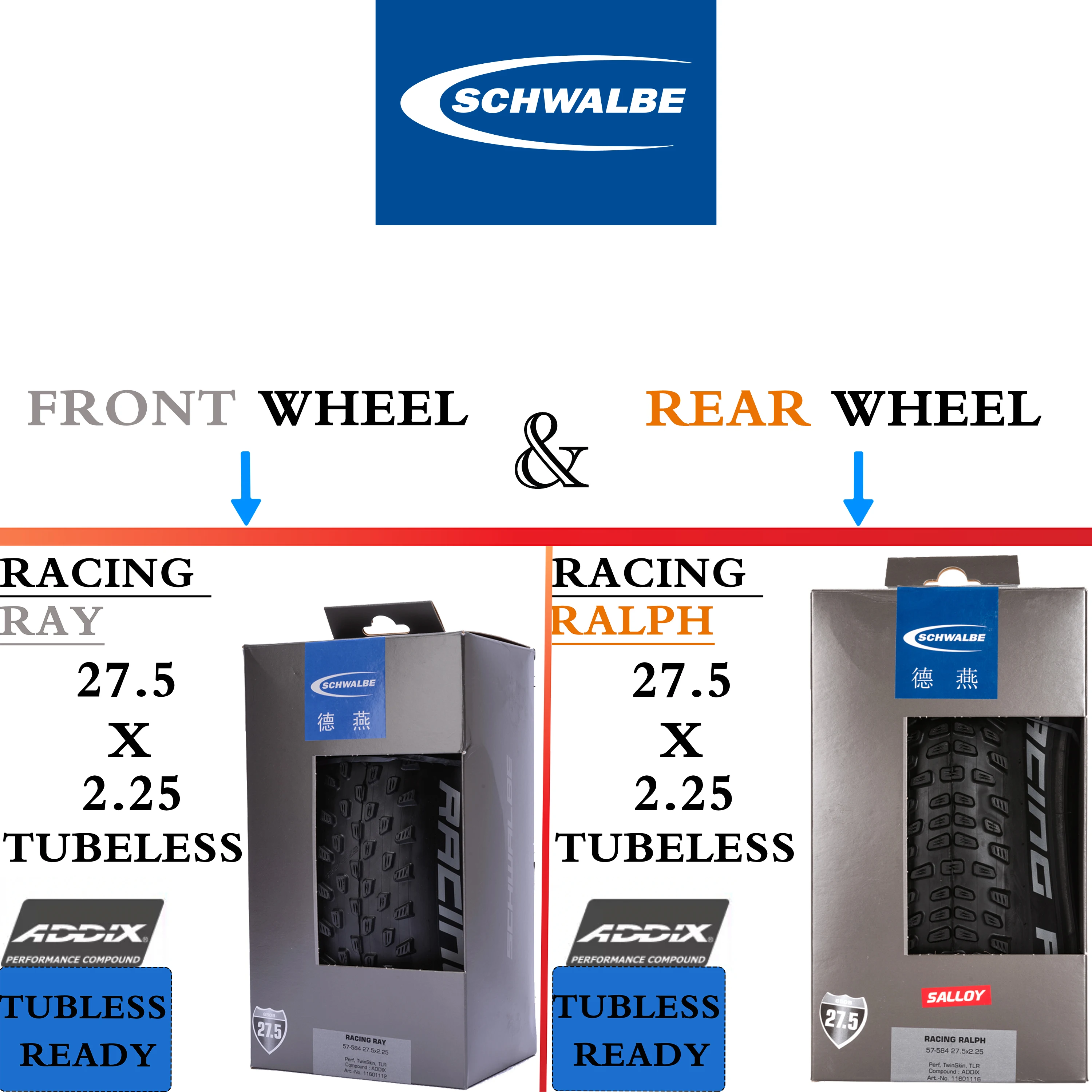 SCHWALBE Racing Ray Ralph 29x2.25 TLR MTB Tire