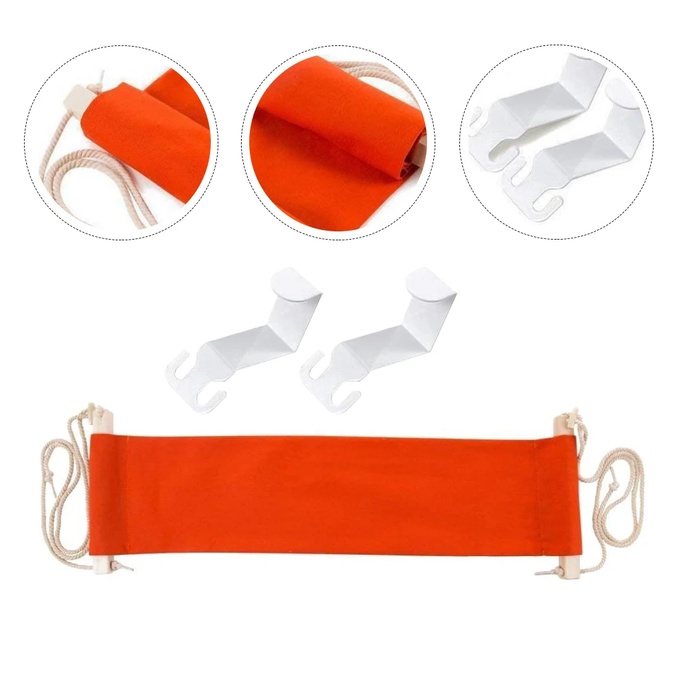

Foot Hammock Adjustable Office Leg Rest Portable Comfortable Feet Under Desk At Work Polyester Cotton Footrest