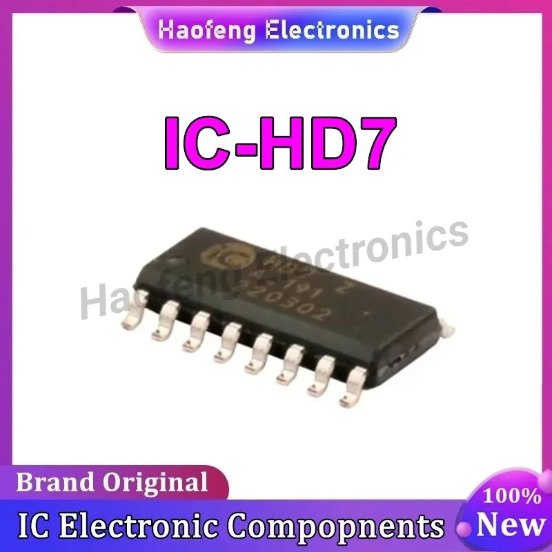 

5PCS/LOT IC-HD7 ICHD7 HD7 SOP-16 Can Replace 26LS31 ET7272B in stock