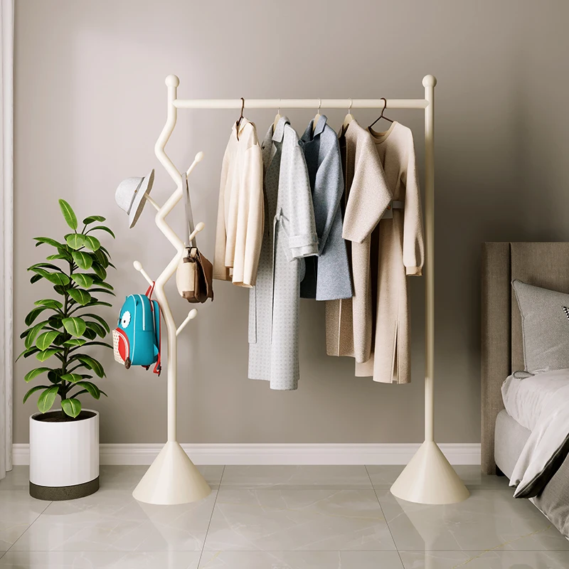 Vertical Drying Clothes Racks Shop Hanging White Design Hotel Clothing Rack Nordic Apartments Perchero De Ropa Room Furniture