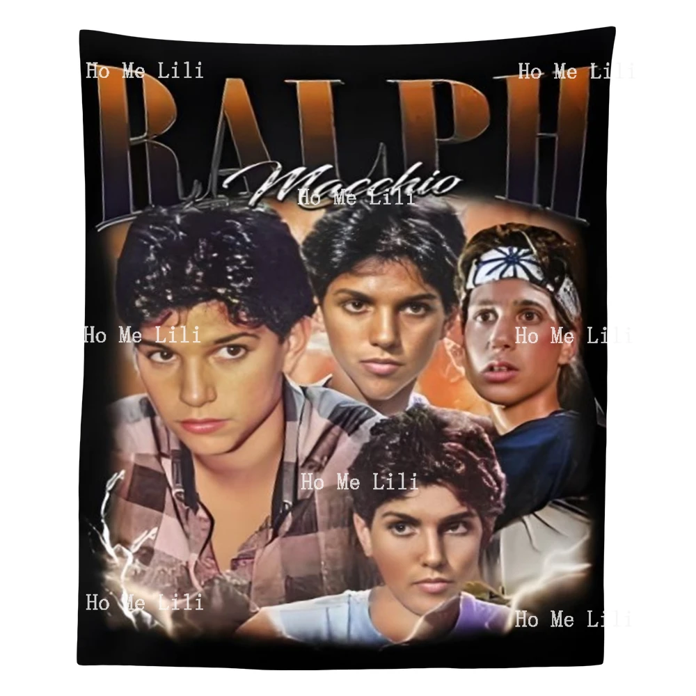 Limited Ralph Macchio Gift Graphic Horror Movie Actor Caracter Tapestry Wall Hanging For Bedroom Livingroom Modern Design