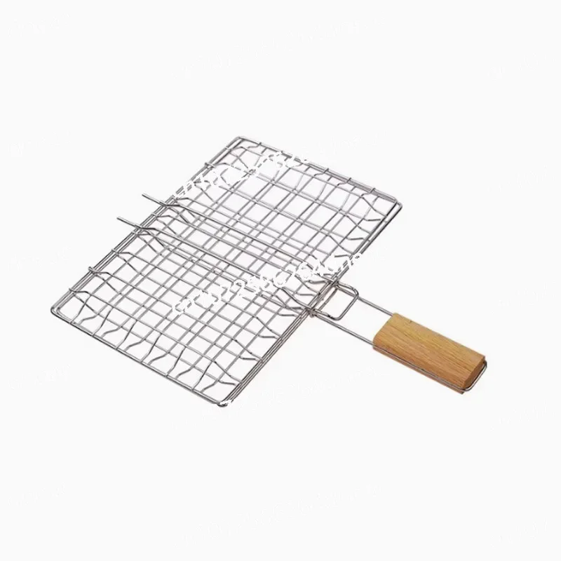 

Barbecue skewers made of stainless steel with lamb skewers, also known as "Shangshao Jia Fa Shiti Kitchen Ruijiang Small Kitchen