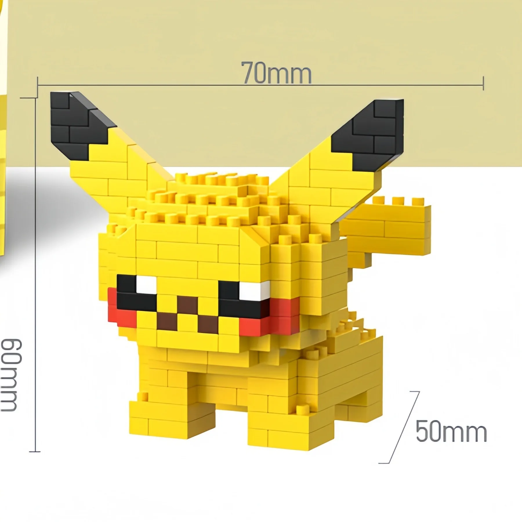 Pokemon Blöcke kleine Cartoon Mini Baustein Pikachu Charizard Eevee Mewtwo Anime montieren Action-Modell Puppen Jungen Spielzeug – Detail 3