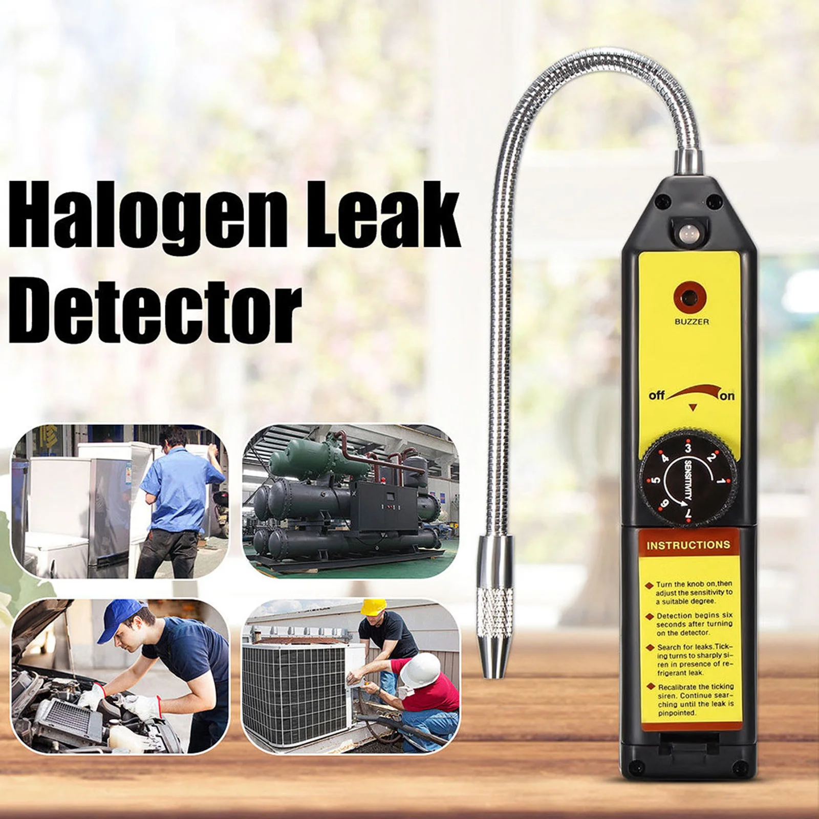 Leak Detector With Probe for  Low Power Consumption Detector Detects Air-Conditioning Systems