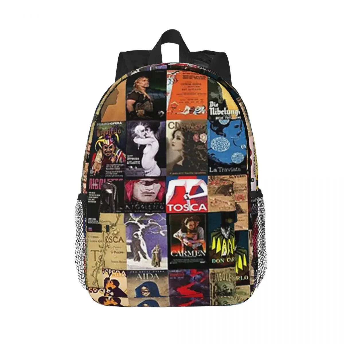 

Оперные рюкзаки для мальчиков и девочек, сумка для книг, модные детские школьные сумки, рюкзак для ноутбука, сумка на плечо большой вместимости