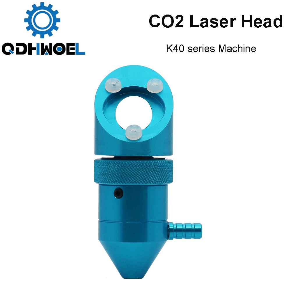 

QDHWOEL QDHWOEL CO2 Laser Head for K40 Series Laser Engraving Cutiing Machine Lens Dia 15/18mm Focal Length 50.8mm Mirror 20mm