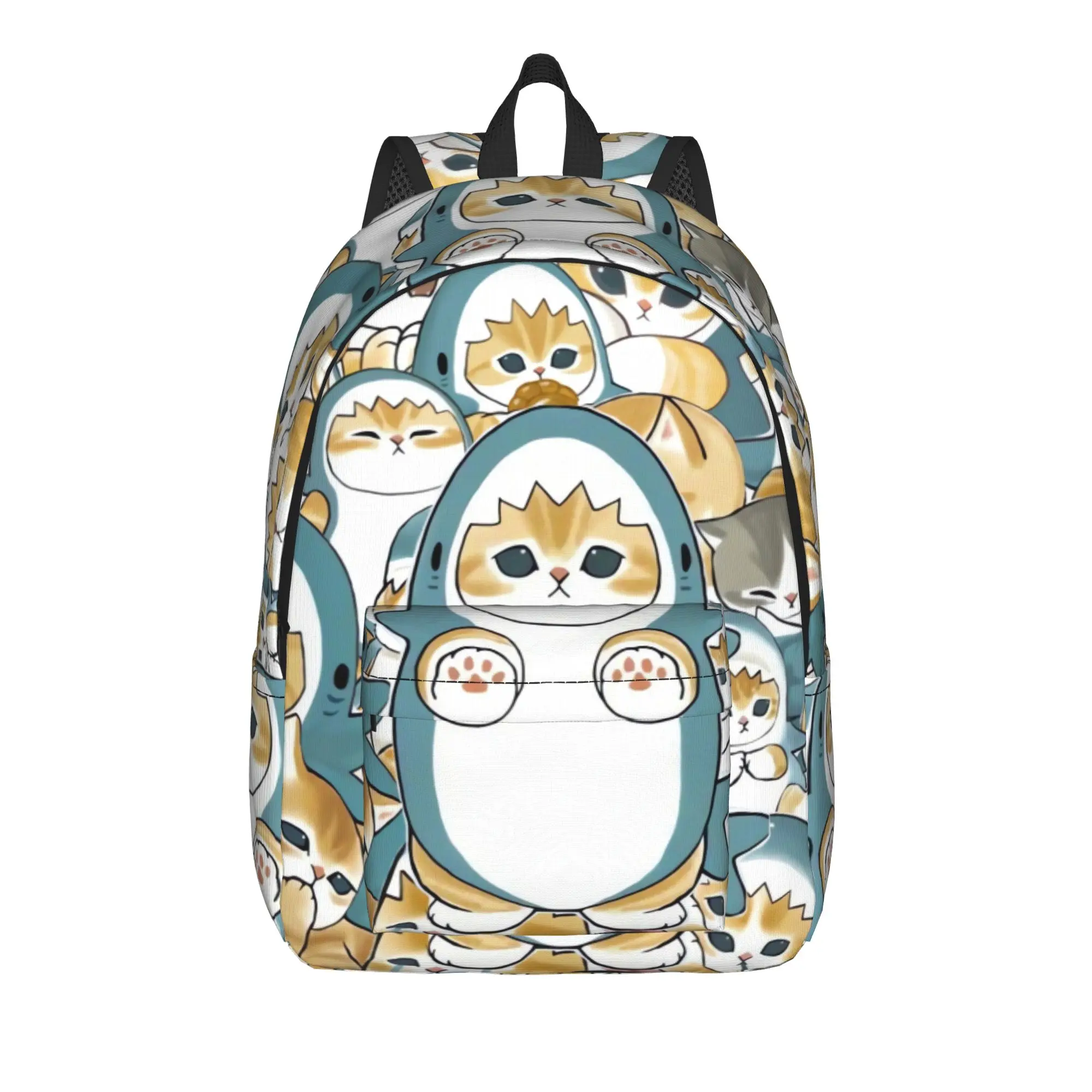 Cat M-mofusands Backpack  Casual Backpacks Teen Trekking Large School Bags Custom Rucksack