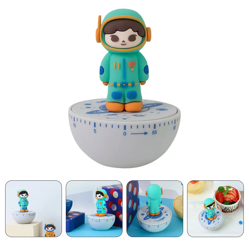 

Kitchen Timer Astronaut Shape Cartoon Time Manager Abs Plastic Efficient Tool For Cooking Baking Boiled Eggs