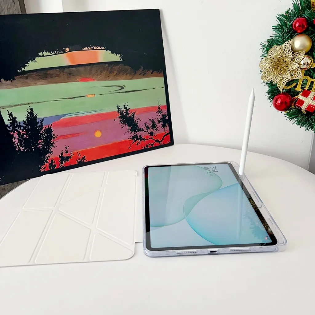 حافظة جلدية أكريليك قابلة للطي Y لهاتف Redmi Pad 2 11 بوصة 2025 SE 11 XiaoMi Pad 8 8 Pro Pad 7 7 Pro 11.2 بوصة 6 6Pro 11 حامل القلم الرصاص