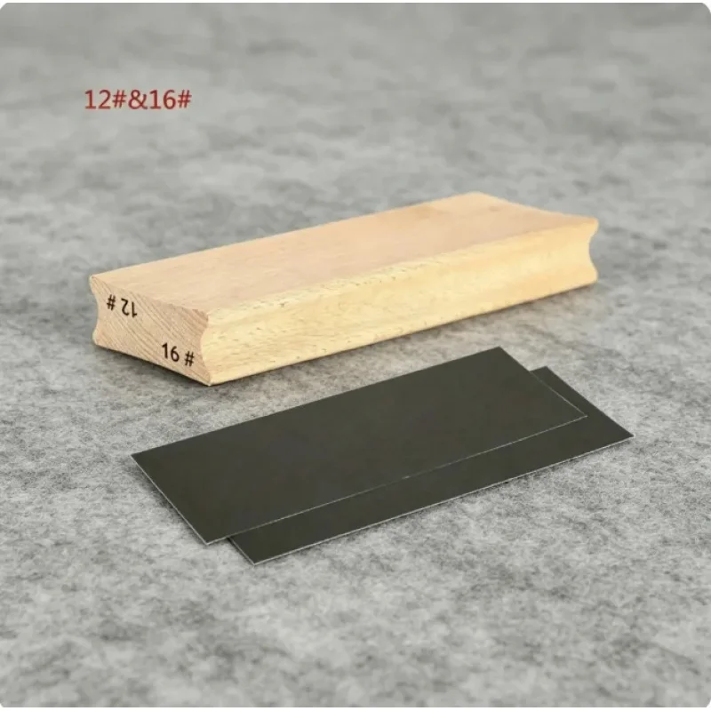 

Блок для шлифовки и выравнивания грифа гитары с наждачной бумагой